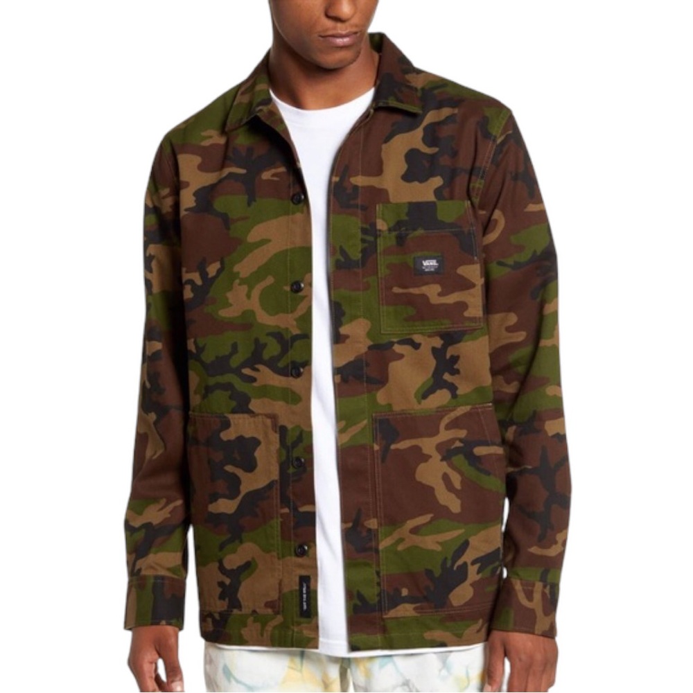 Vans Fullerton Lightweight Camo Jacket. Size S